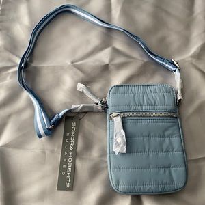 Blue crossbody mini purse